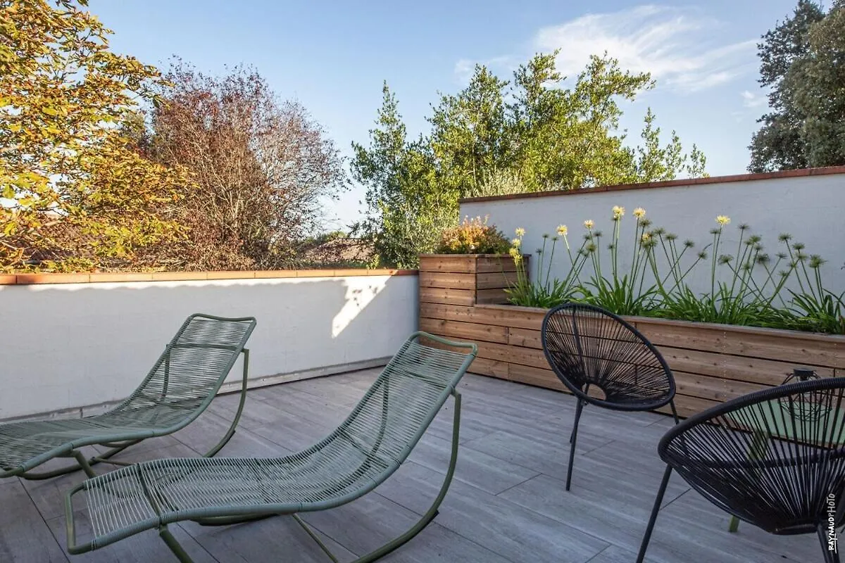 בית נופש גיילאק Loft Spacieux Vue Sur Vignoble 100M2 צרפת